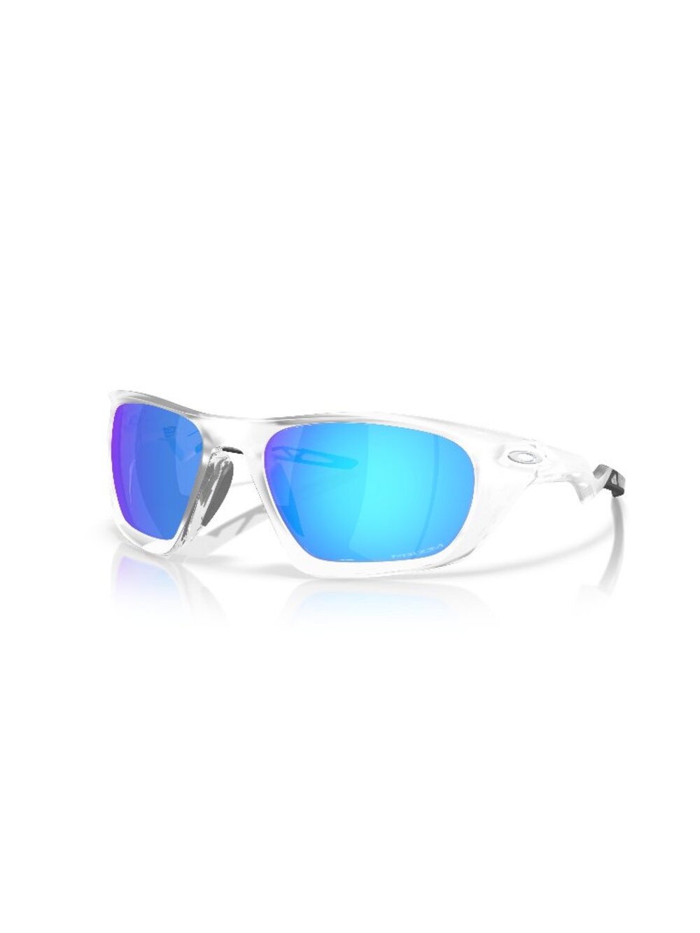 New Oakley Men's Sunglasses Transparent Square Blue Lens Acetate Frame OO9431 60